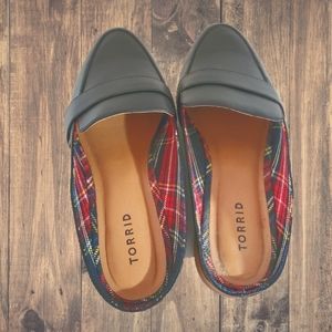 Torrid Black Slip on Penny Loafer